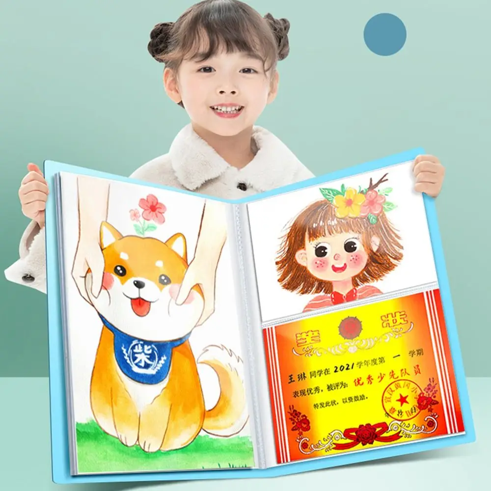 Diamond Painting Painting Storage Book Data Organizer Clear Pockets Photo Album Folder Stationery Tool A3/8K