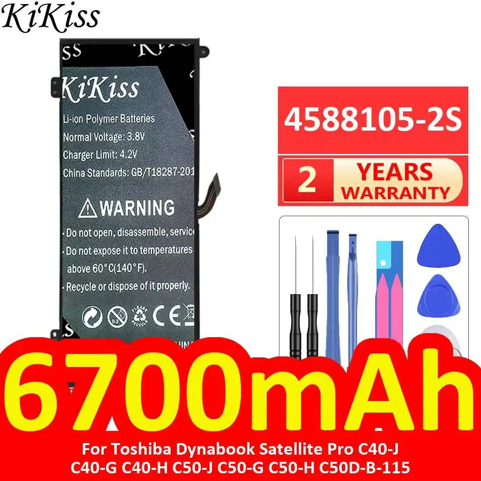Laptop Battery 4588105-2S 6700mAh For Toshiba Dynabook Satellite Pro C40-J C40-G C40-H C50-J C50-G C50-H C50D-B-115