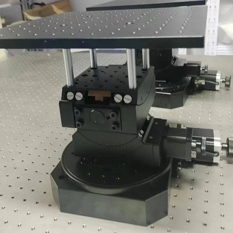 

A electric two-dimensional turntable, high-precision pitch table, optical integrated turbine rotating tilt table, laser