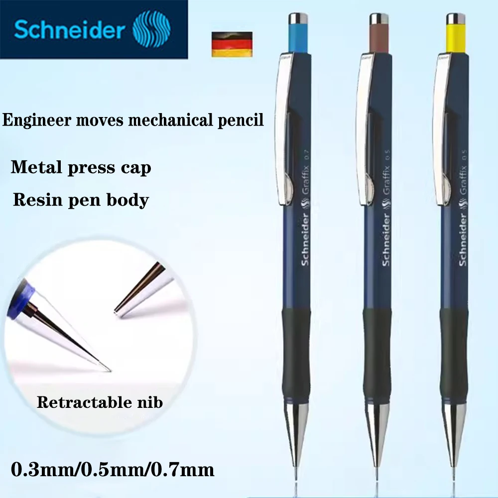 Germany Schneider Graffix Engineer Mechanical Pencil Architectural Drawing Design Art Needle Tip Movable Break-proof Belt Eraser