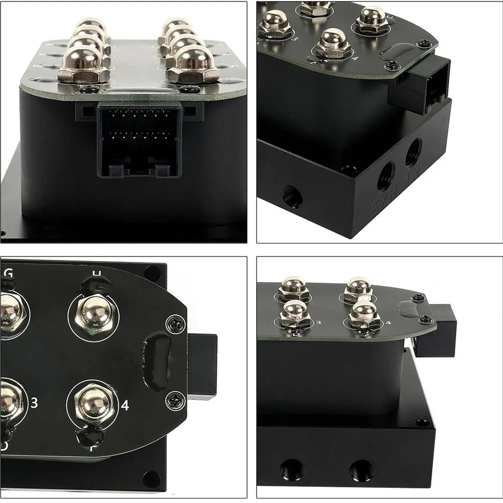 

Car 12V Solenoid Valve Air Ride Suspension Manifold Valve VU4 (0-300psi) Pneumatic Shock Absorber For Auto Fast Control fbss