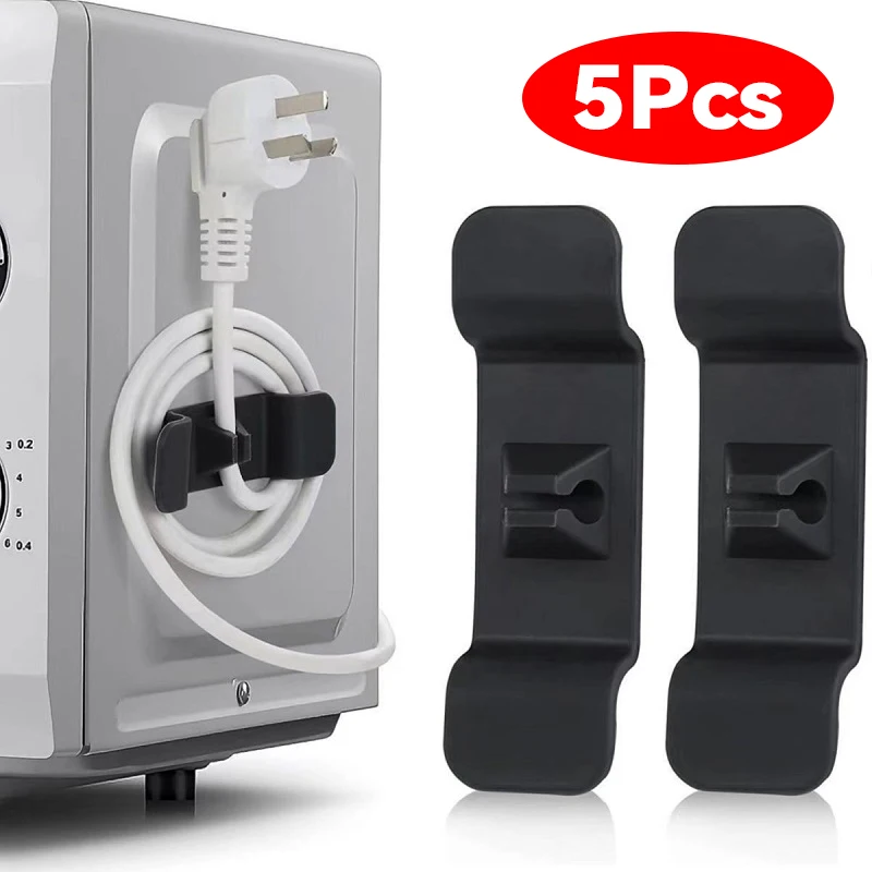 

5Pcs Cable Winder Multi-purpose Anti-winding Mini Kitchen Appliance Power Cord Management Holder For Home