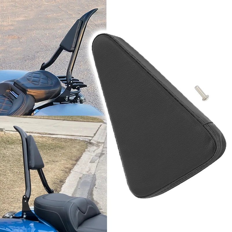 Motorcycle Accessories Rear Backrest Cushion Universal Sissy Luggage Rack Passenger Pad For Harley Yamaha Honda Suzuki Kawasaki