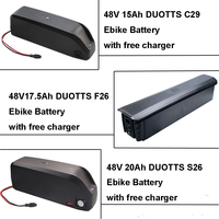 Electric Bike Bicycle Battery 48V 15Ah 17.5Ah 20Ah DUOTTS C29 F26 S26 E-Bike Li-ion Battery pack