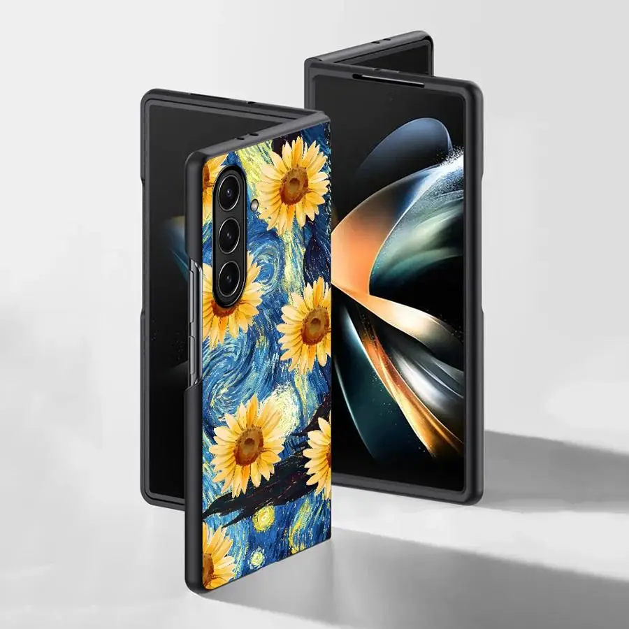 Чехол для Samsung Galaxy Z Fold 7 6 5 4 3 ZFold5 ZFold3 ZFold6 ZFold7 ZFold4 Задняя крышка телефона Art Flower Подсолнух Чехол для Samsung Galaxy Z Fold 7 6 5 4 3 ZFold5 ZFold3 ZFold6 ZFold7 ZFold4 Задняя крышка телефона Art Flower Подсолнух