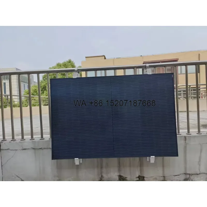 Wmwmnu for Balcony Garden 600W-800W PERC Solar Panel System with Micro Inverter 10-Year Warranty 96.5% Efficiency Plug and
