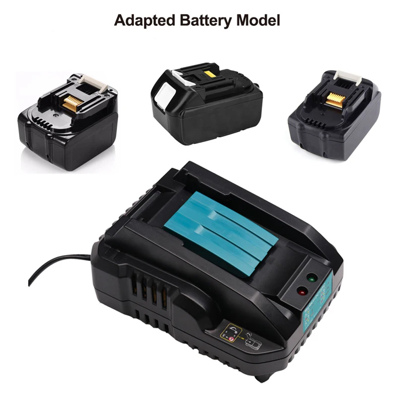 DC18RC For Makita 18V Drill Battery Charger 3/4A Li-ion Charger for Makita Bl1830 Bl1430 14.4V 18V Power Tool Battery EU/US Plug