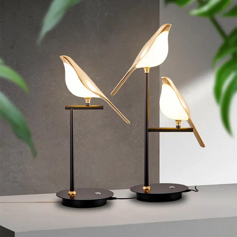 Modern Touch Dimming Stand Led Night Light Reading Table Lamp For Studant Study Office Work Bedroom Bedside