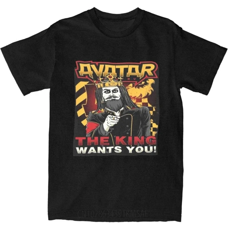 Avatar Band for Men Women T Shirt The King Wants You Apparel Casual Tee Shirt T-Shirts Pure Cotton All Seasons Clothing