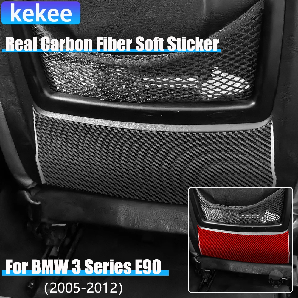 

Настоящие автомобильные аксессуары из углеродного волокна, наклейка на панель спинки сидений для BMW 3 серии E90 2005 2006 2007 2008 2009 2010 2011 2012