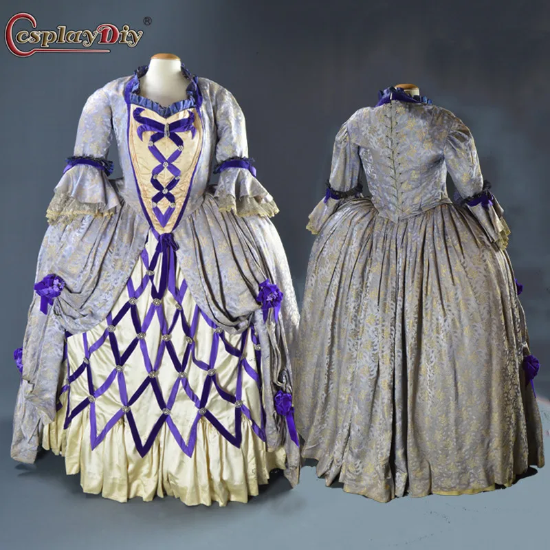 18th Century Georgian Victorian Court Vintage Baroque Dress Pippo Popolino Cosplay Film Casanova'S Big Night Costume dress