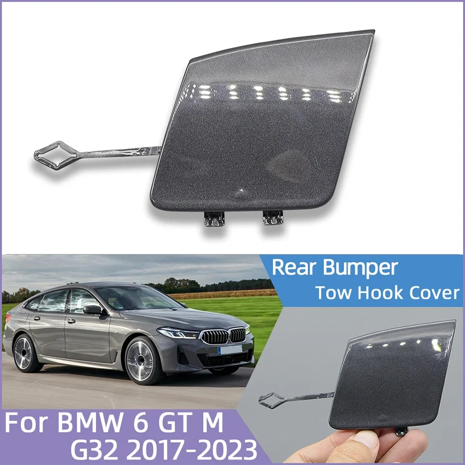 

For Bmw 6 GT Gran Turismo G32 G32 LCI 2017 2018 2019 2020 2021 2022 2023 Hauling Trailer Shell Lid Bumper Towing Hook Cap Cover