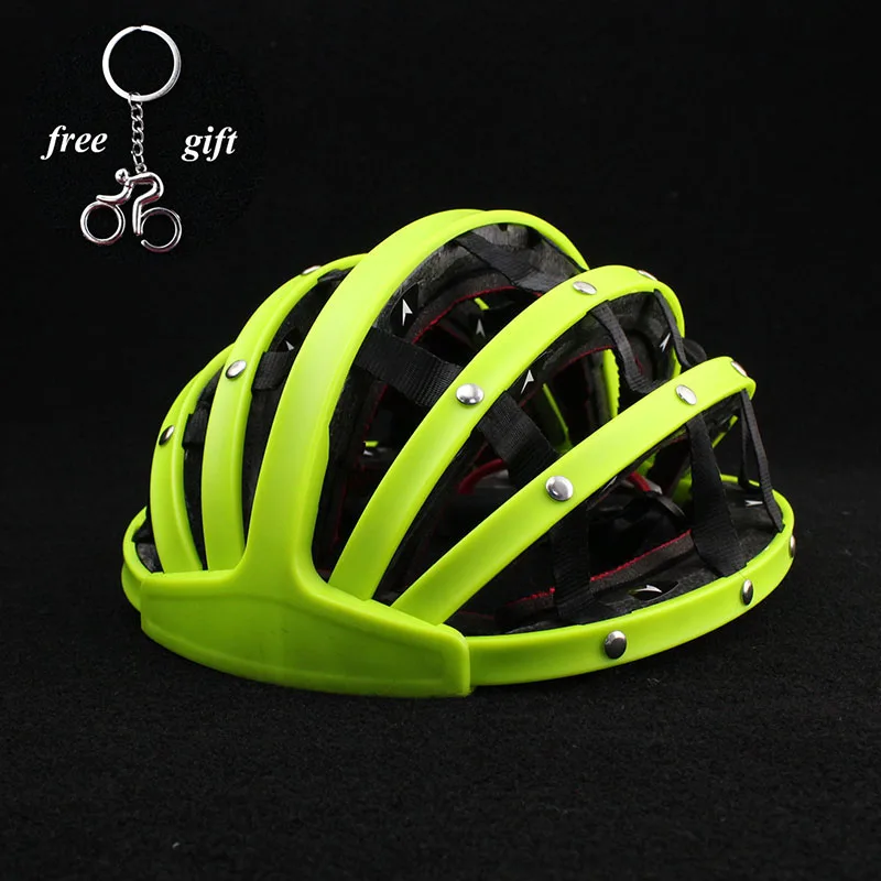 Casco da bici da strada pieghevole casco da ciclismo di sicurezza per adulti casco da bicicletta con marchio di alta qualità casque velo 56-62cm 250g