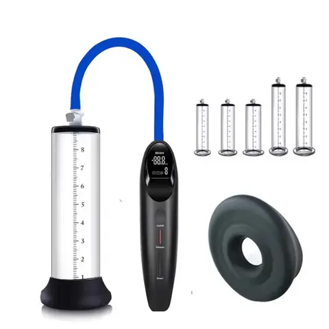 Electric Acrylic Peniss Pump Vacuum Pump For Peniss Male Peniss Enlargement Pump Penile Training Extender Cock Dick Pump For Men