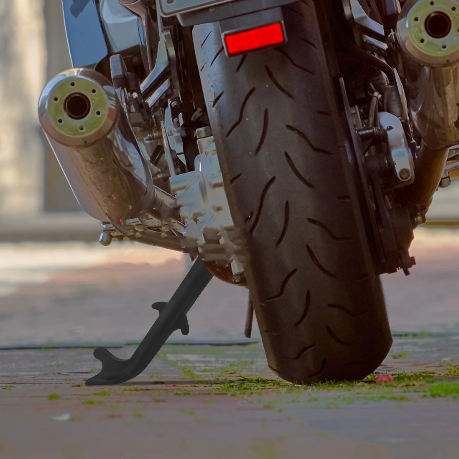 

Universal Motorcycle Side Replacement For Electric Scooter Metal Kickstand Support Lightweight Durable Scooter Parts Accessories