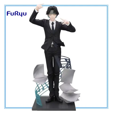 Original FuRyu HUNTER × HUNTER Exeed สร้างสรรค์อะนิเมะ Chrollo LucilferToys PVC Collection Action Figurine ของขวัญ