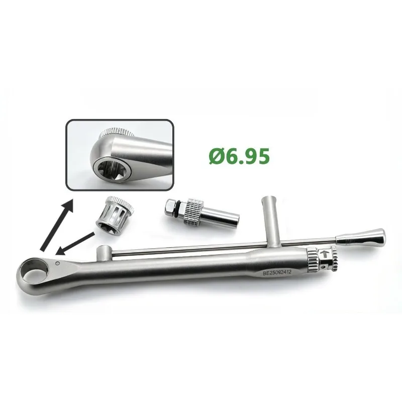 Lab Gear Changer Head, Torque Wrench, Square Screwdriver, Universal, Ratchet Changer Head Repair Tool S