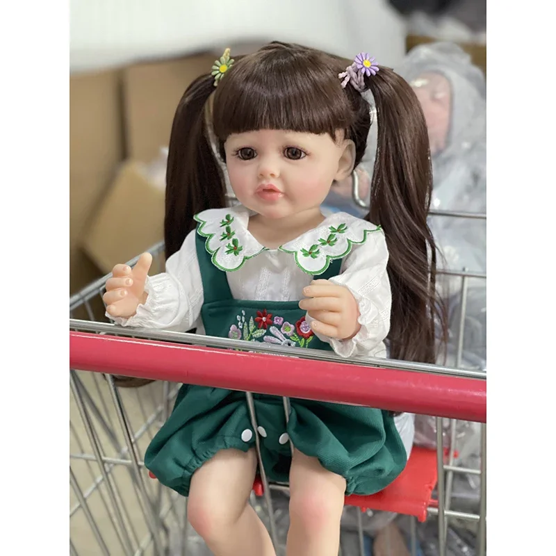 55CM Betty Reborn Doll Full Body wodoodporna maluch dziewczyna lalka księżniczka realistyczne Sof Touch lalka dla noworodka z butami