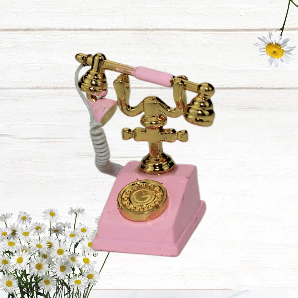 Decorations for Home Miniature Furniture Cell Phone Accessories Accesories Alloy Household Toy Room