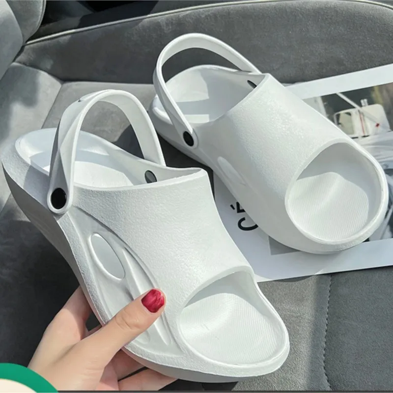 

Летние мужские тапочки на платформе Asgard, уличные противоскользящие пляжные шлепанцы из ЭВА, удобные домашние сандалии унисекс с поддержкой свода стопы