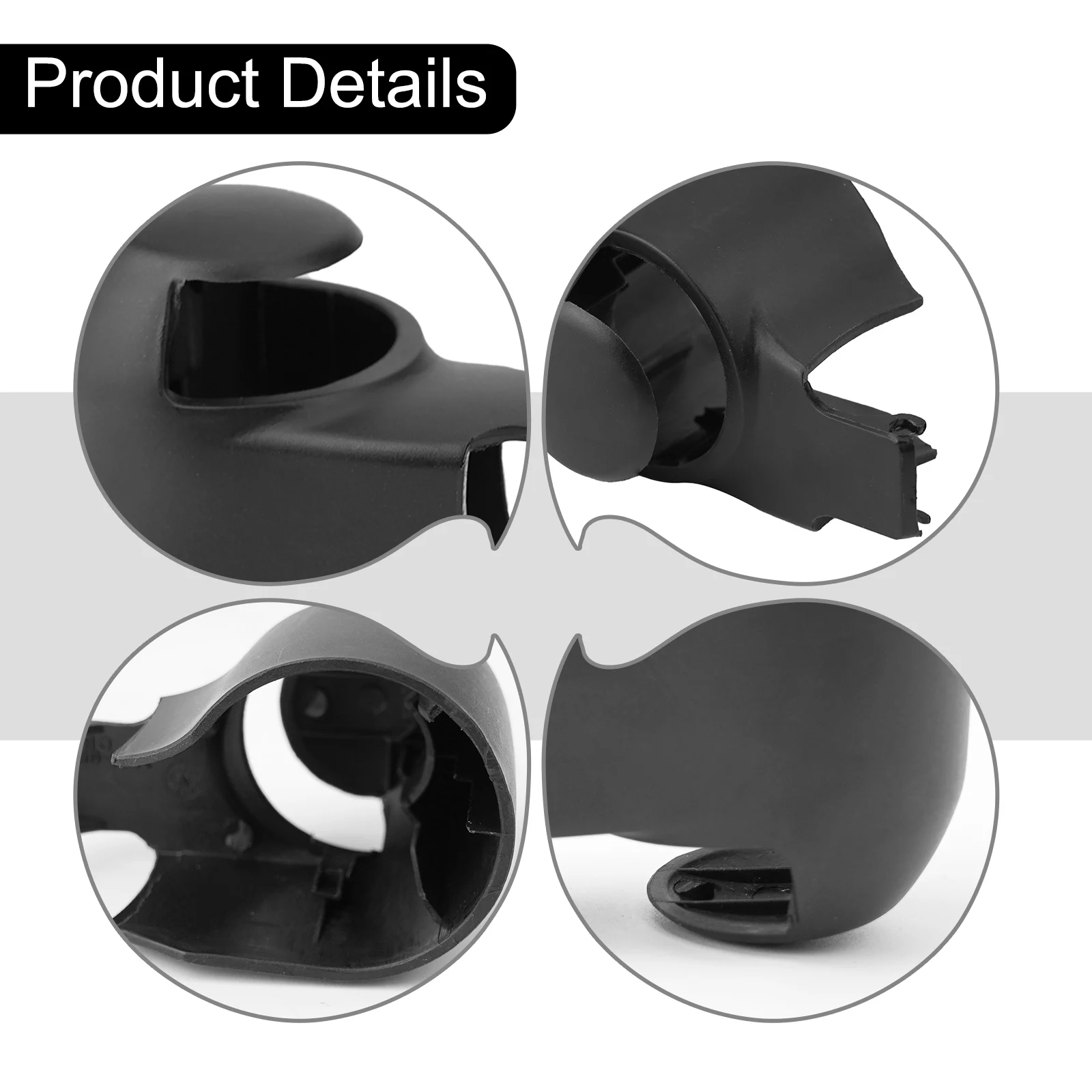 For Skoda Superb 3T5 08-15 Nut Cover Rear Wiper Cap 1K8955435 1pcs ABS Accessories Black Replacement Rocker Cover