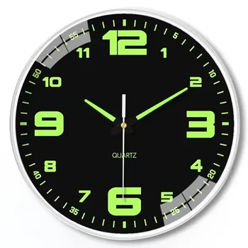 Luminous Silent Wall Clock 7