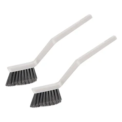 2pcs Toilet Cleaning Brush Non-Slip Long Handle PET Bristles Brush Bathroom Tile Kitchen Floor Gap Brush Home Clean Tool Cleaner