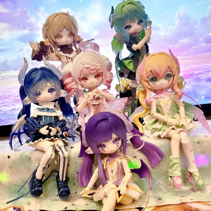 

Luluya Symphonic Poem Series Penny Box Blind Box BJD Model Doll Action Figure Trendy Collectible Toy Gift for Trendy Collectors