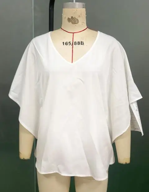 صيف جديد المنتج نمط بلون نصف كم تي شيرت هوديي الخامس الرقبة بلون فضفاض الخفافيش كم عادية المرأة تي شيرت