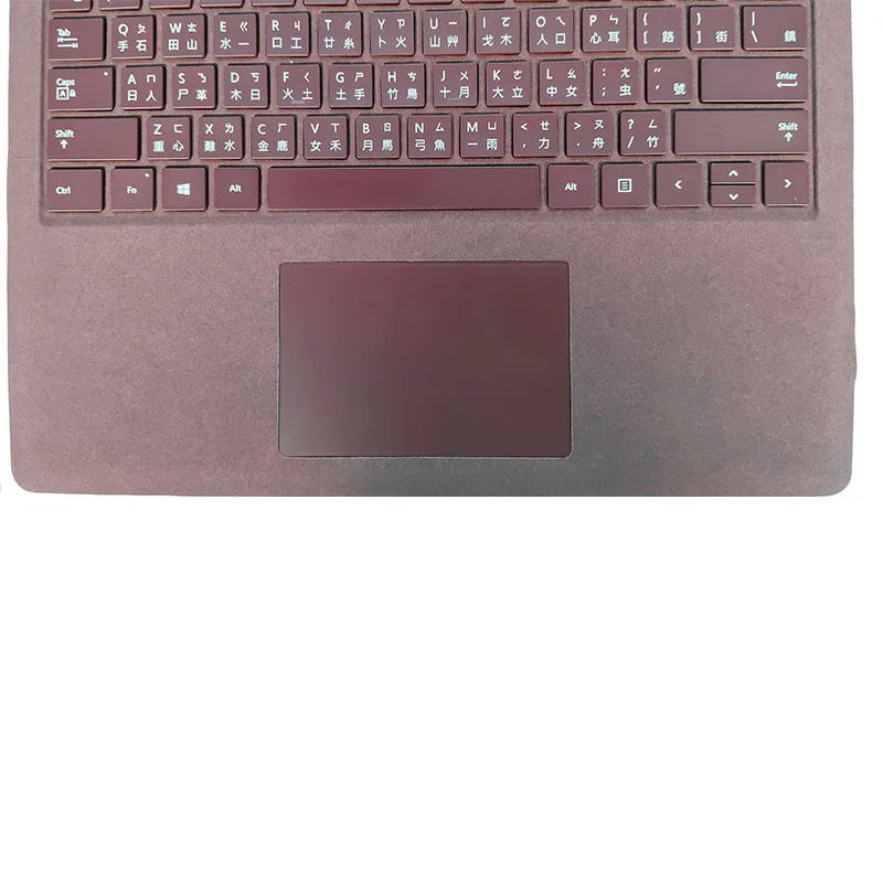 Taiweness TW Layout Language Keyboard Palmrest Upper Case For Microsoft Surface Laptop 1 2 1769 red wine color
