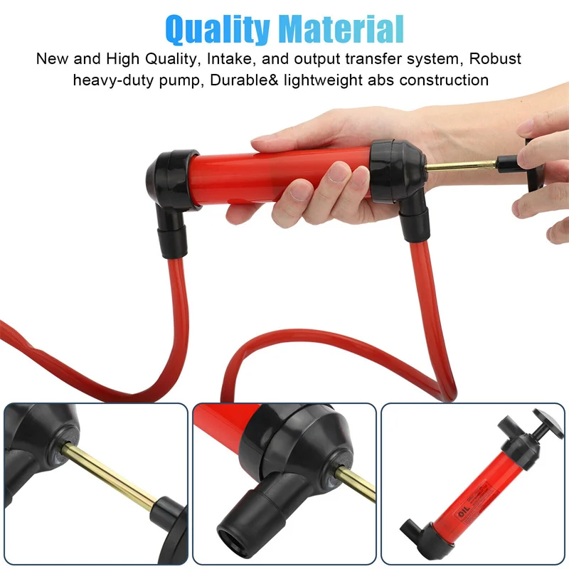 Pumping Oil And Gas With Siphon Pipe To Transport Manual Pump Oil Liquid Water Chemical Delivery Pump Hand Pump Car Modelin