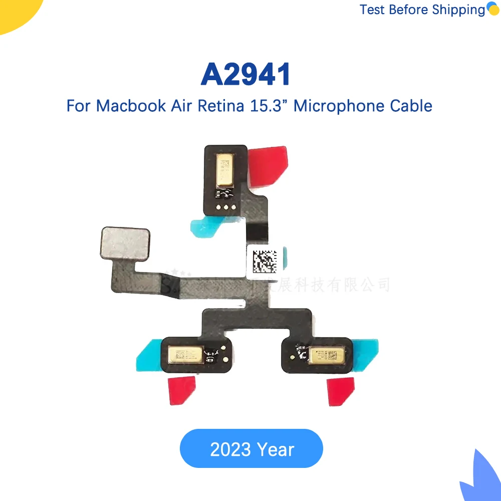 

Оригинальный новый микрофонный кабель A2941 для Macbook Air Retina 15,3 дюйма M2 A2941 821-04219-A гибкий микрофонный кабель 2023 год