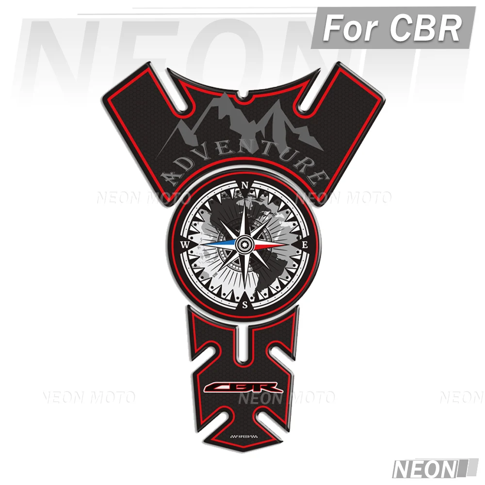 

3D гелевые наклейки из эпоксидной смолы, набор наклеек на бак для CBR 1000RR 650F 600RR 500R 300R 250R Adventure Motorcycle