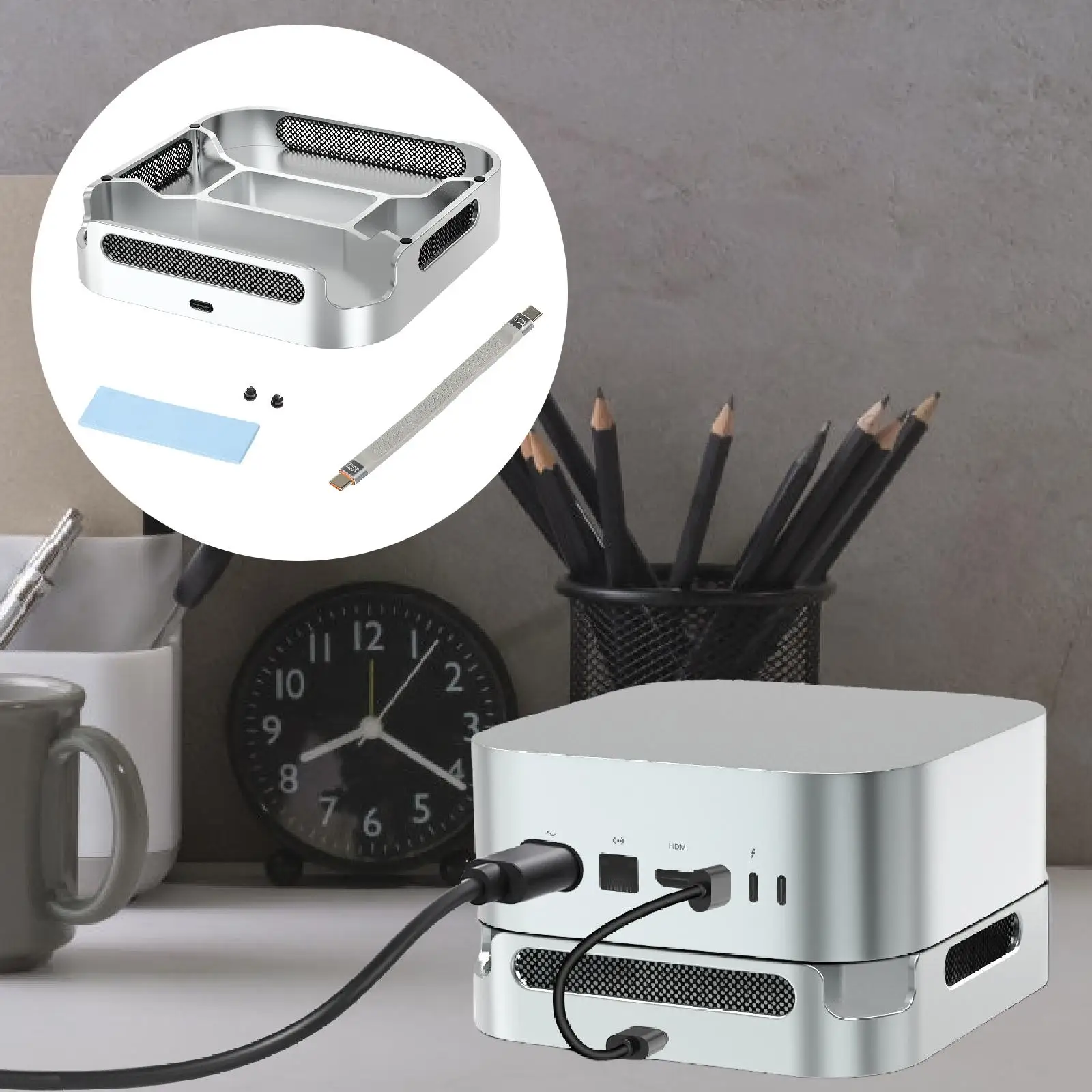 

Heat Dissipation Bracket for Hard Drives Case Base Home Ventilated Support