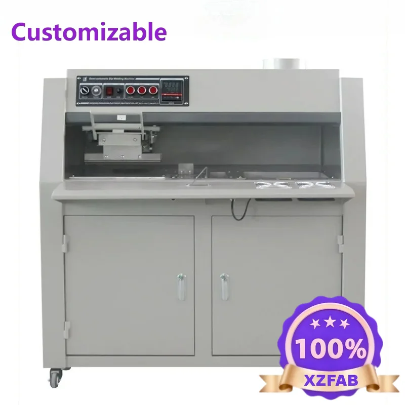 Factory Direct 2026 Semi-automatic dip soldering machine, soldering machine for square molten tin furnace circuit board