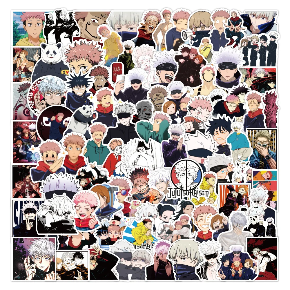 100 Jujutsu Kaisen Graffiti Stickers Car Computer Water Bott
