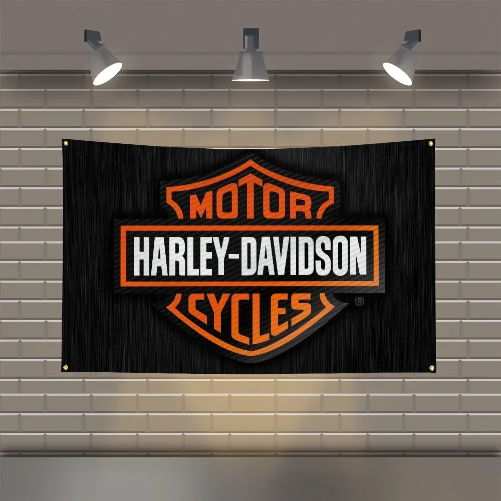 Party H-Harley Garage Decoration  for You Home Garden Funny Flag Garage Decoration World Flags and Banners Fallout Skateboard