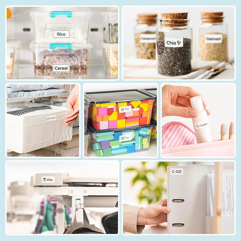 Marklife P15 Thermal Label Sticker Label Paper Tape For Mini Thermal Printer White Color Self-adhesive Paper For P12 Q30 Printer