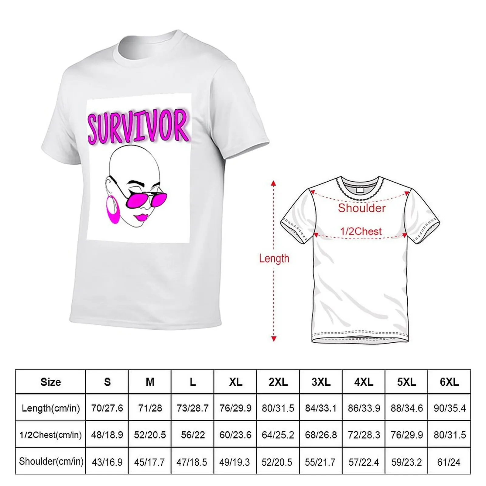 Cancer Survivor Bald is Beautiful T-Shirt vintage football t shirt oversized t shirt men