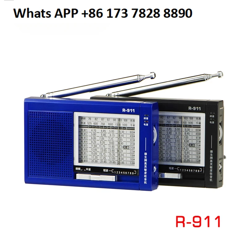 Radio R-911 Multi-band untuk Jalan Lansia Kecil