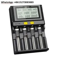 Miboxer C4-12 Smart Battery 18650 265650 Charger 4-Slot LCD Screen 3.0A/slot total 12A for Li-ion/IMR/INR/ICR/Ni PK VP4 PLUS