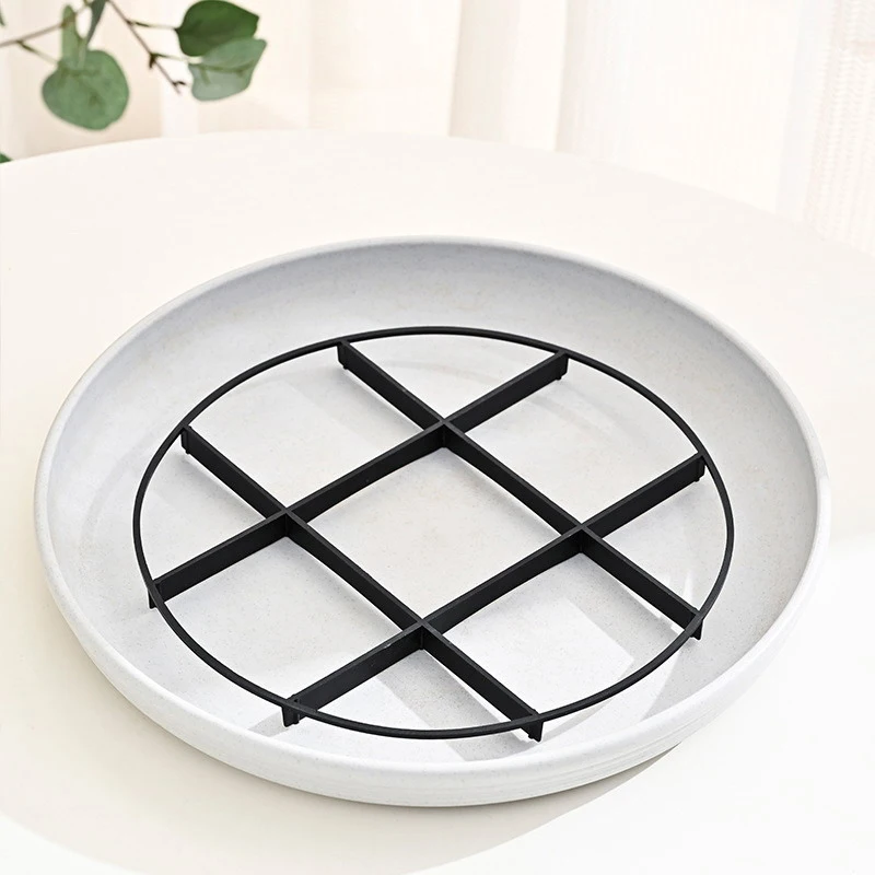 10Pcs Flower Pot Tray Anti Rot Root Plastic Saucer Bracket Drip Plant Flowerpot Tray Indoor Outdoor Home Garden Supplies 12-25cm