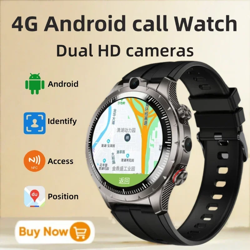 

LW12 Pro 4G LTE Смарт-часы Android 9.0 с двумя объективами Поддержка SIM-карты 1,43-дюймовый экран GPS WIFI Bluetooth