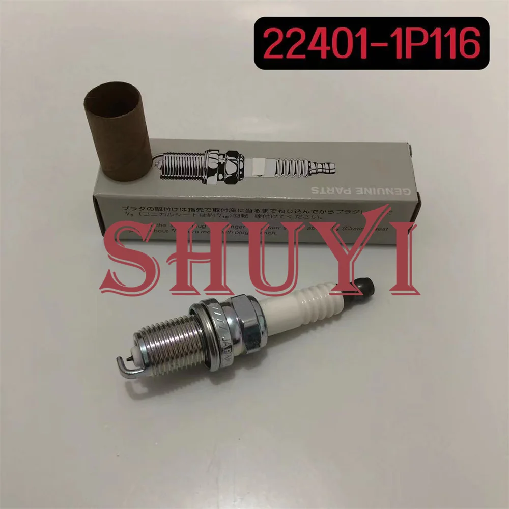 Spark Plugs OEM 22401-1P116 224011P116  FOR NNissan FFrontier XXterra AAudi A6 ILsuzu SSuzuki KKia MMazda SSuzuki Laser Platinum