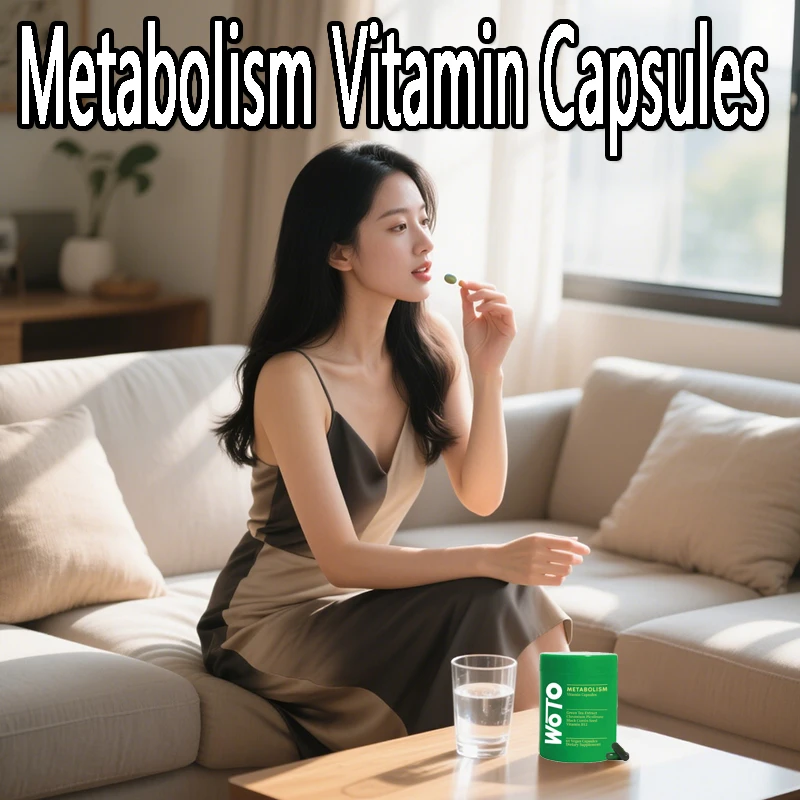 

Vitamin capsules promote metabolism increase energy dietary supplements and health foods