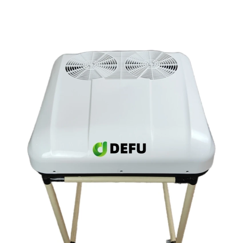 DEFU New Roof Electric Truck 12V/24V Parking AC with Scroll Compressor 7500-10500 BTU for RV Camper
