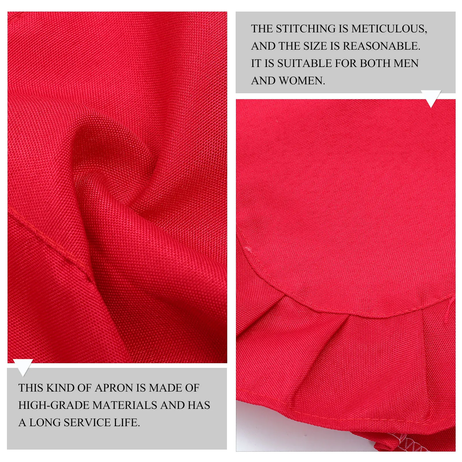 

1pc Half-Length With Kitchen Lightweight Work Cooking Simple Practical Kitchen Home Apron Short Apron For Women Men