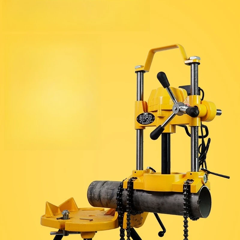 

Electric opening machine Fire pipe opening Galvanized steel pipe punching machine Pair perforation is a hole opener