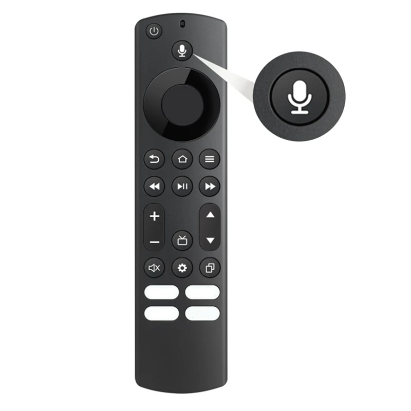 交換用音声リモコン Insignia、東芝、パイオニア スマート TV、Fire スマート TV と互換性あり