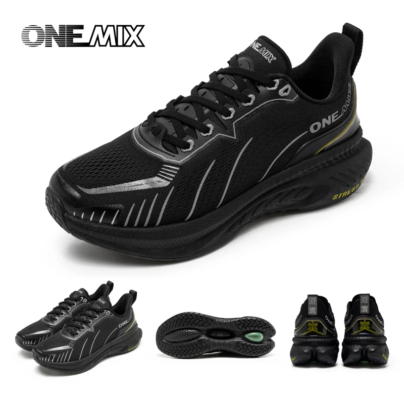 ONEMIX Gepolsterte Laufschuhe für Damen, Herbst und Winter, Heavy Runners, Schnürschuhe für Damen, Springseil, Tanz, rutschfeste Outdoor-Sneaker – Detail 19
